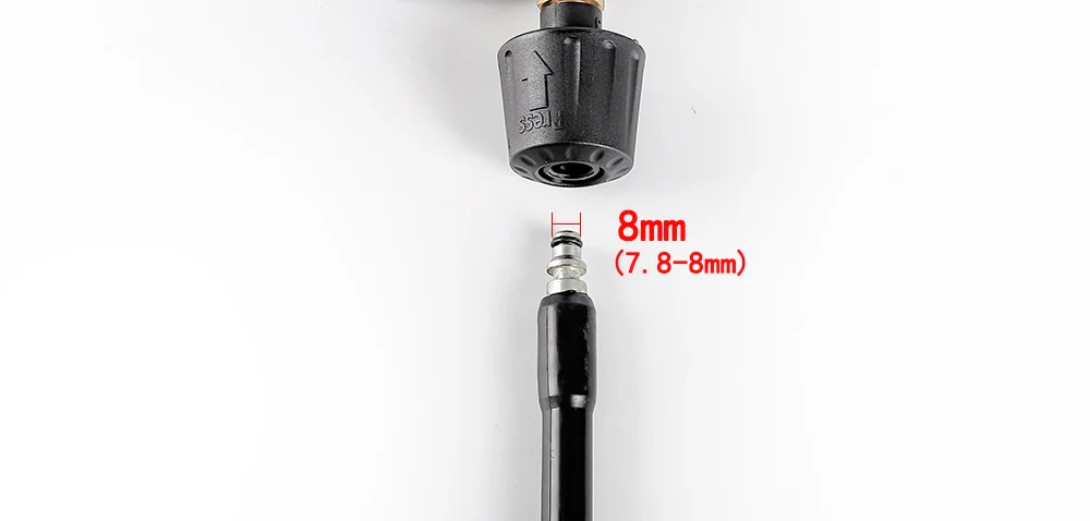 Bosch, Black&Decker ve Nilfisk basınçlı yıkama makineleri için uygun 5 püskürtme ucu ve tetik tabancası seti - Görsel 3