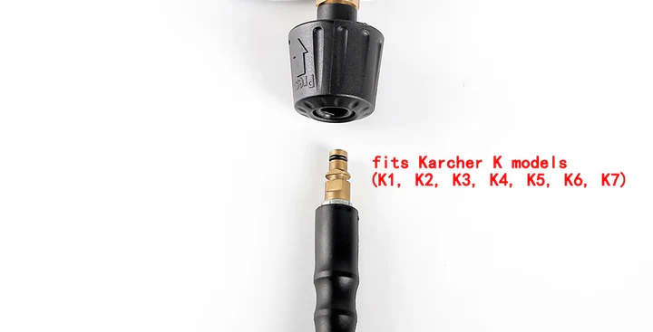 5'i 1 arada Püskürtme Nozulu ve Tetik Tabancası Seti, Tüm Karcher K serisi Basınçlı Yıkama Makineleri için Uygundur - Görsel 3