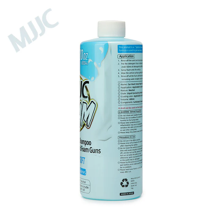 MJJC Köpük - Köpük tabancaları ve köpük püskürtücüler için Premium Konsantre Araba Yıkama Kar Köpüğü Şampuanı 600 ml - Görsel 2