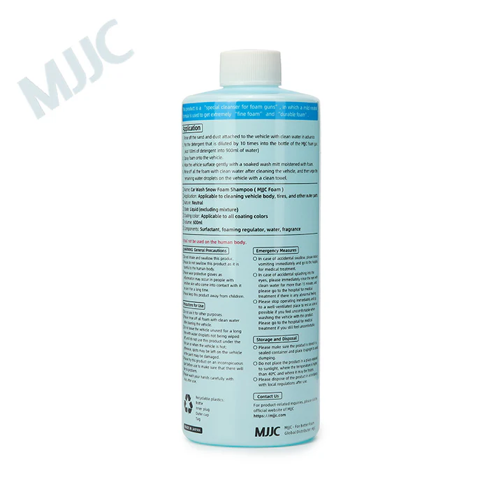 MJJC Köpük - Köpük tabancaları ve köpük püskürtücüler için Premium Konsantre Araba Yıkama Kar Köpüğü Şampuanı 600 ml - Görsel 3