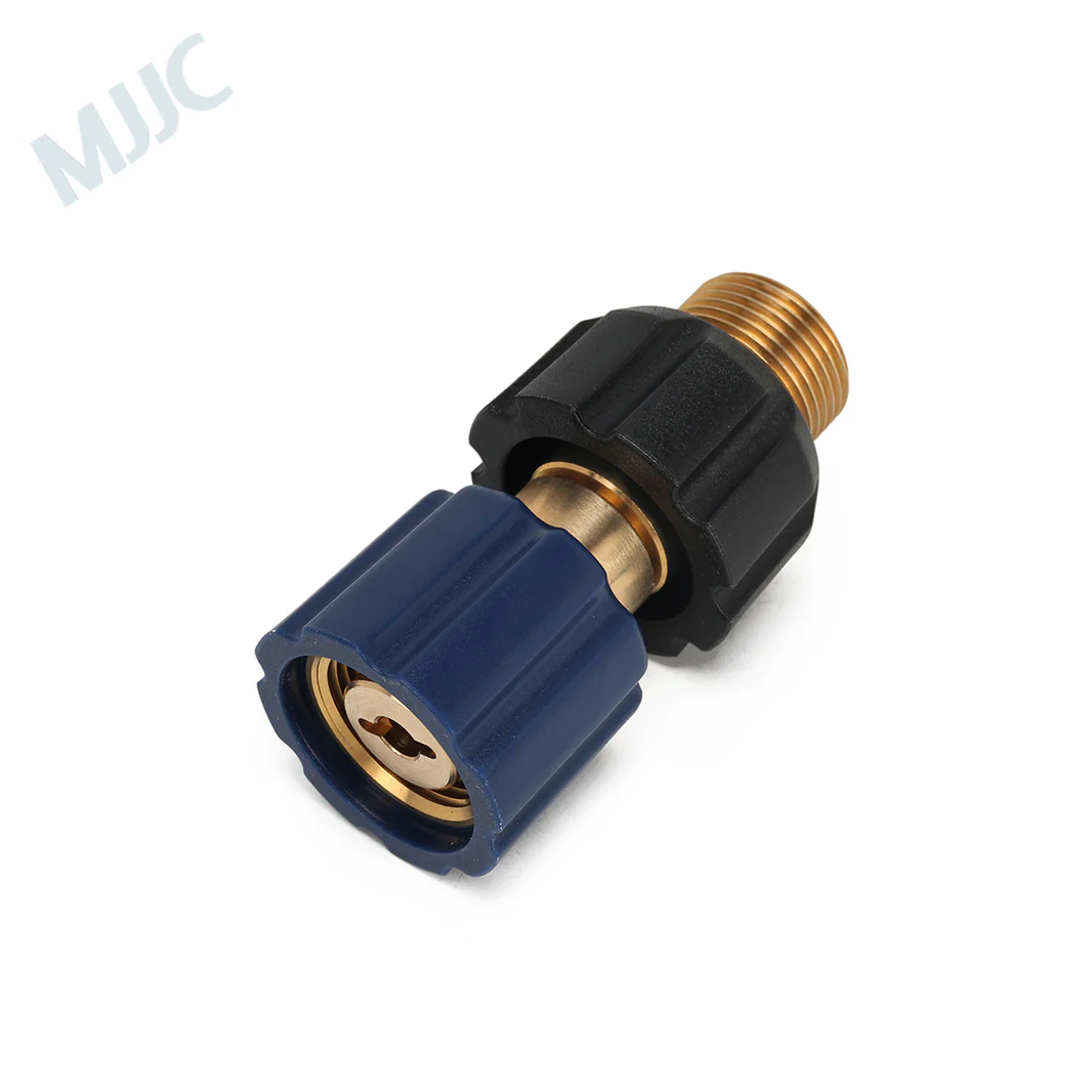 MJJC Köpük Tabancası PRO V3.0 Bağlantı Konnektörü M22x1.5mm Erkek Dişli, 14mm iç çap - Görsel 2
