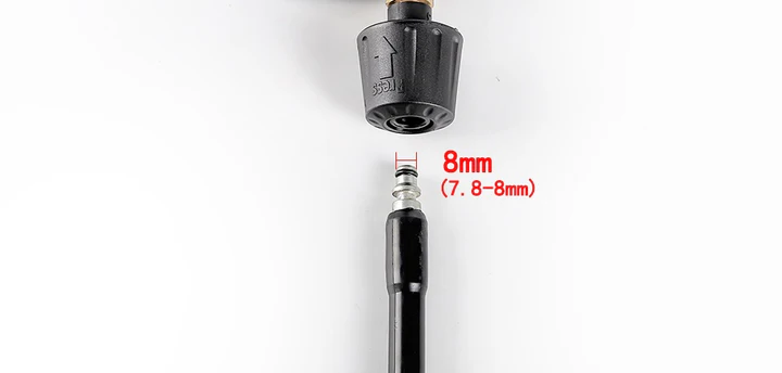 Black & Decker basınçlı yıkama makineleri için uygun 5 püskürtme ucu ve tetik tabancası seti - Görsel 3